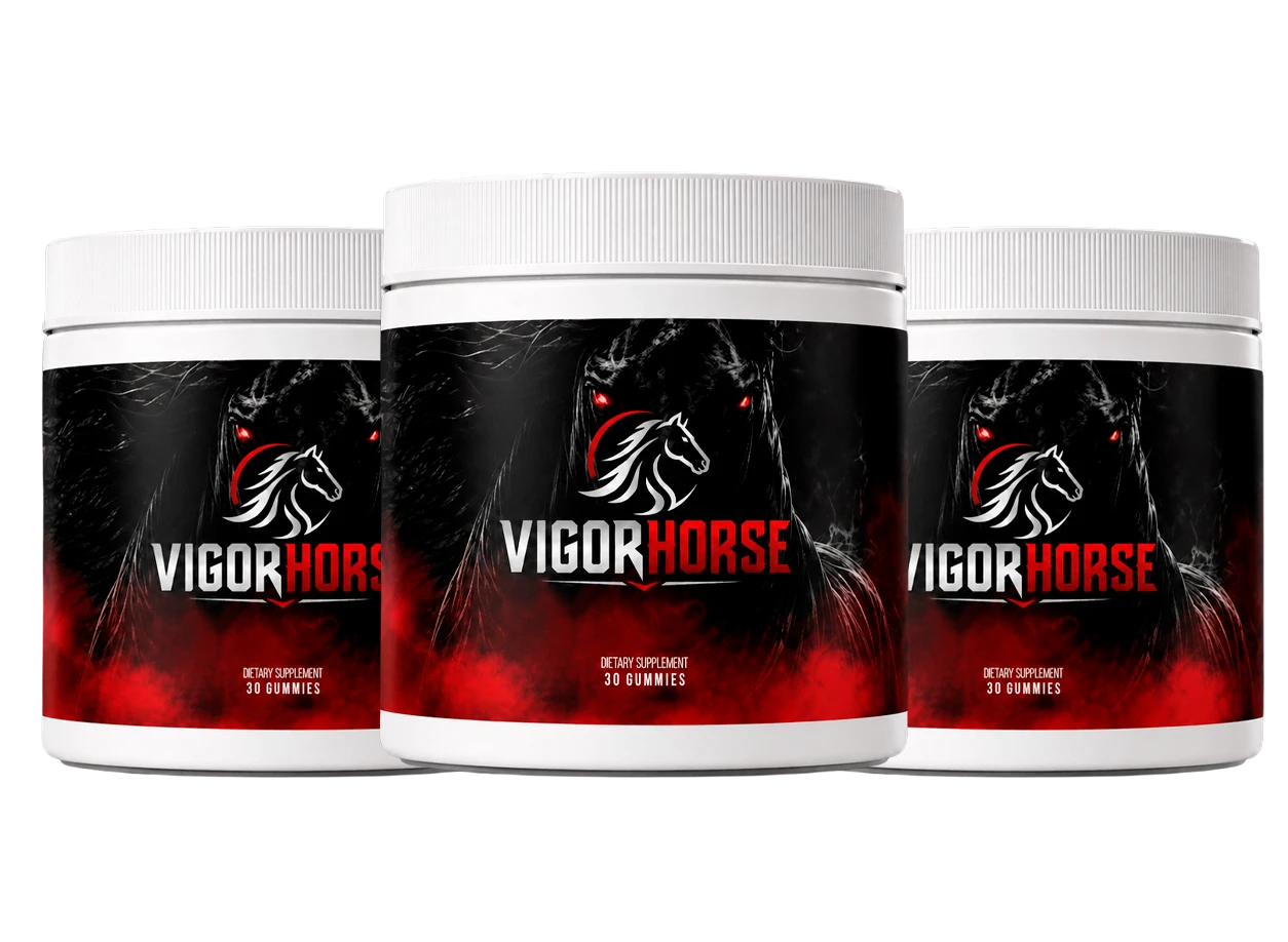 Vigor Horse™ male vitality gummies — 3 jars